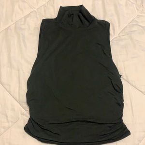 Lululemon scrunch crop top with turtle neck